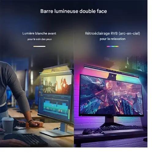 ScreenGlow™ – Barre LED RGB - Jeuta